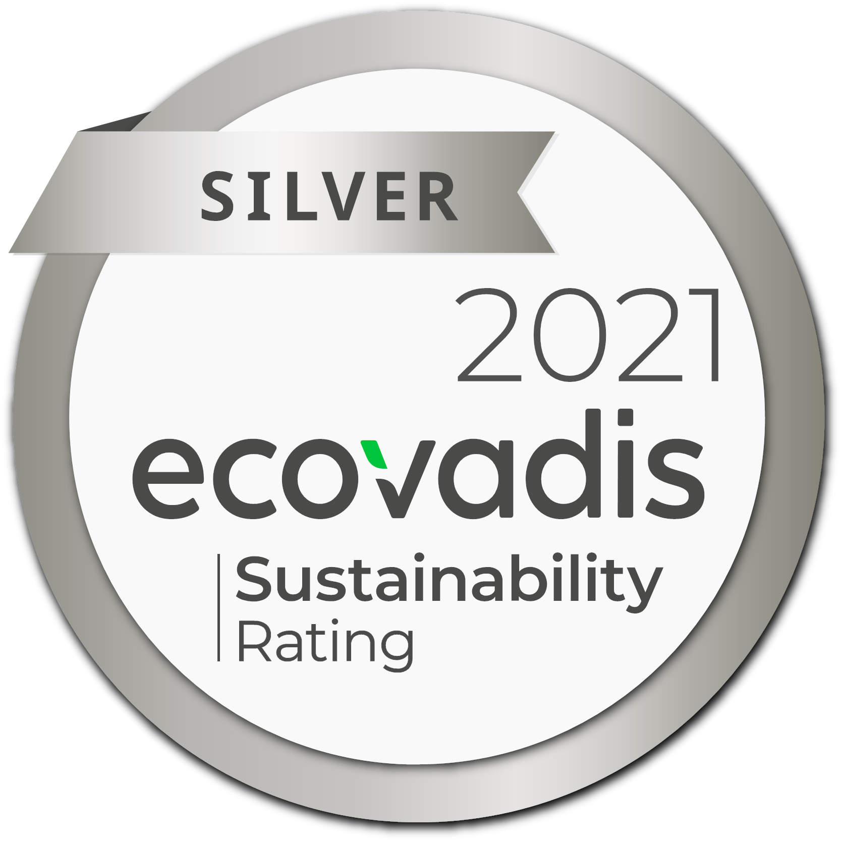 Ecovadis Sustainability Rating Silver 2021